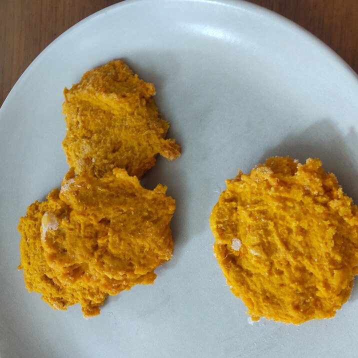 低糖質!レンジでかぼちゃとおからのパンケーキ風
